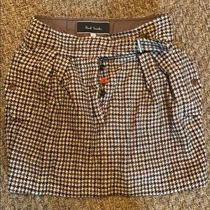Paul Smith Wool Mini Skirt (Sz 44)